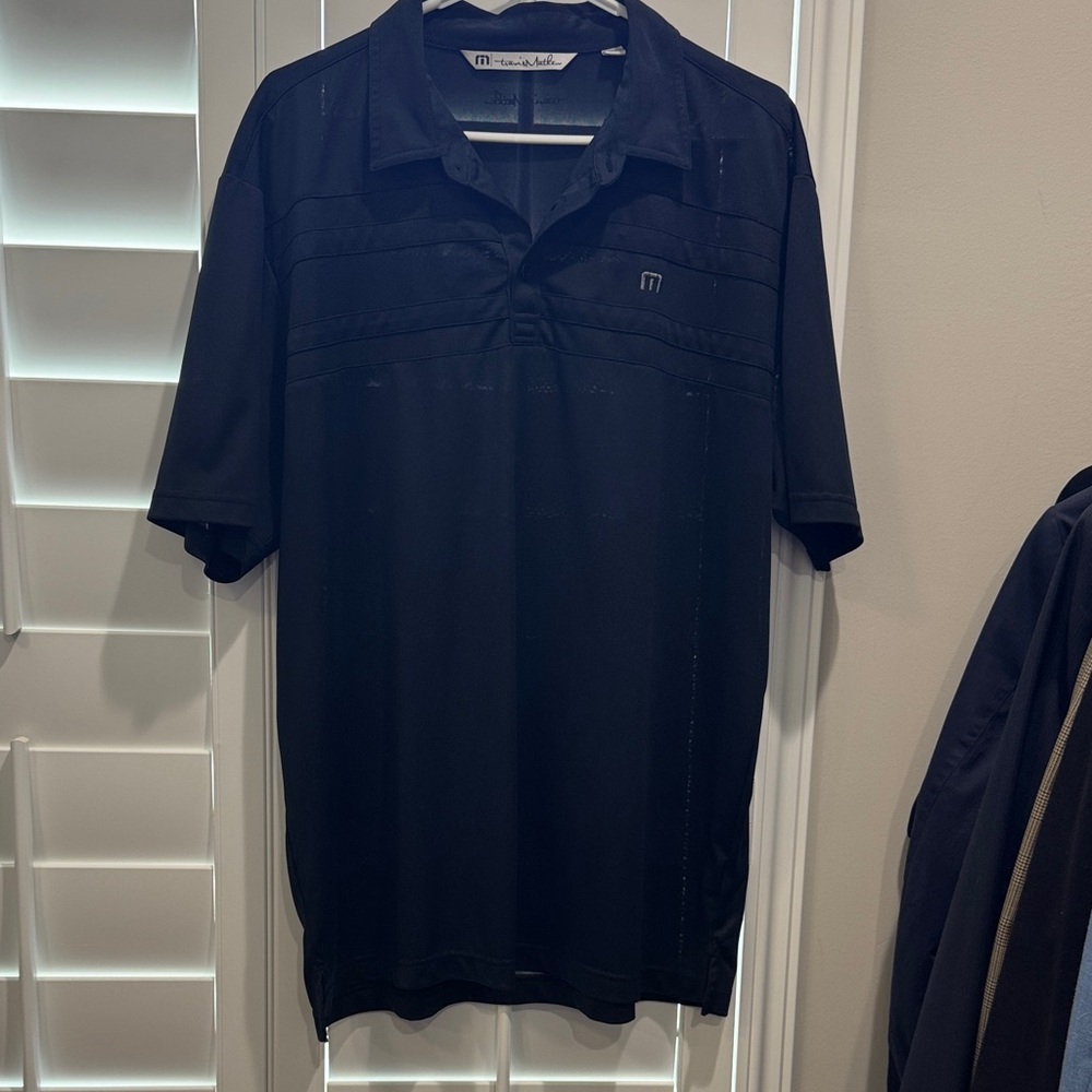 Travis Mathew Black Polo Shirt